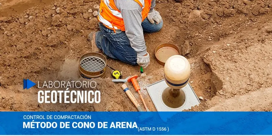 Ensaio de densidade in situ pelo método do cone de areia em Rio Branco